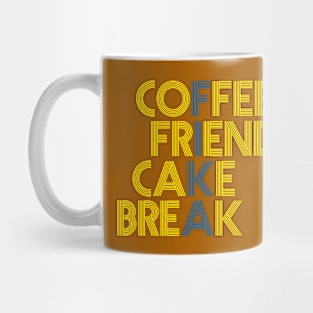 Coffee Friends Cake Break Fika Mug